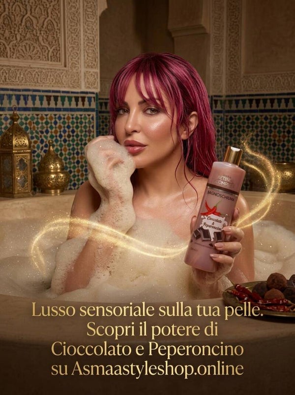 Asmaa Style Shop Bagnoschiuma Grande ,Cioccolato & Peperoncino