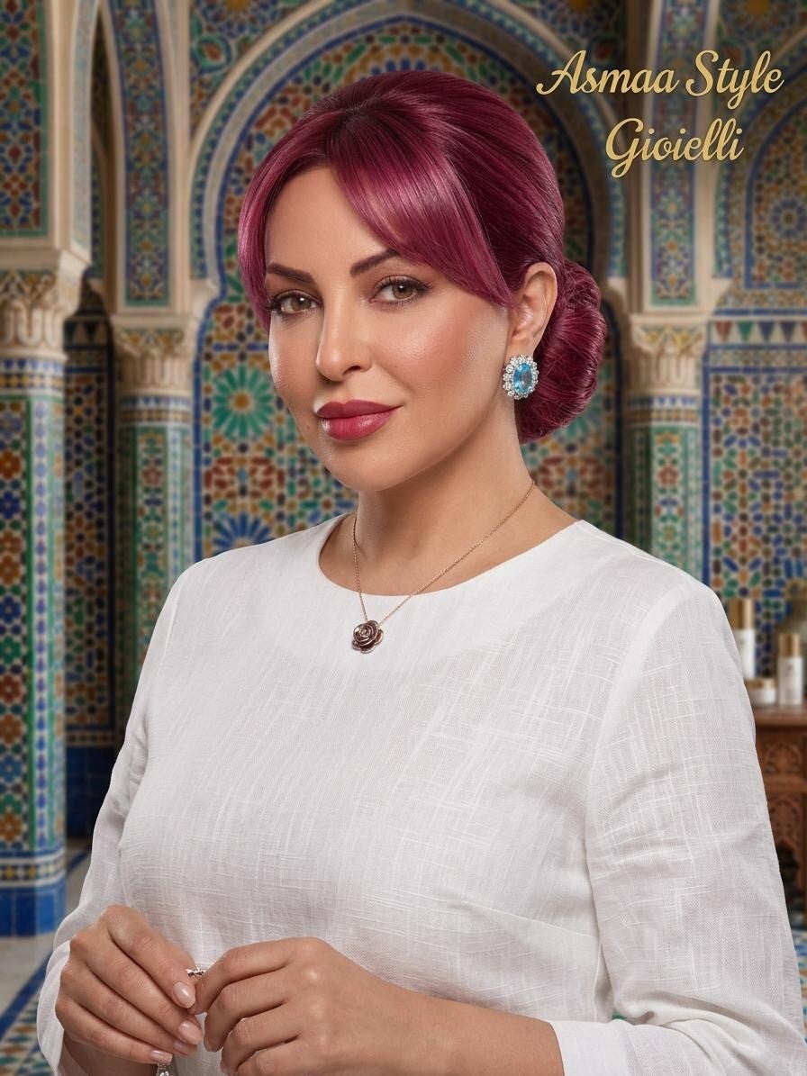 Asmaa Style Gioielli Orecchini Royal Elegance