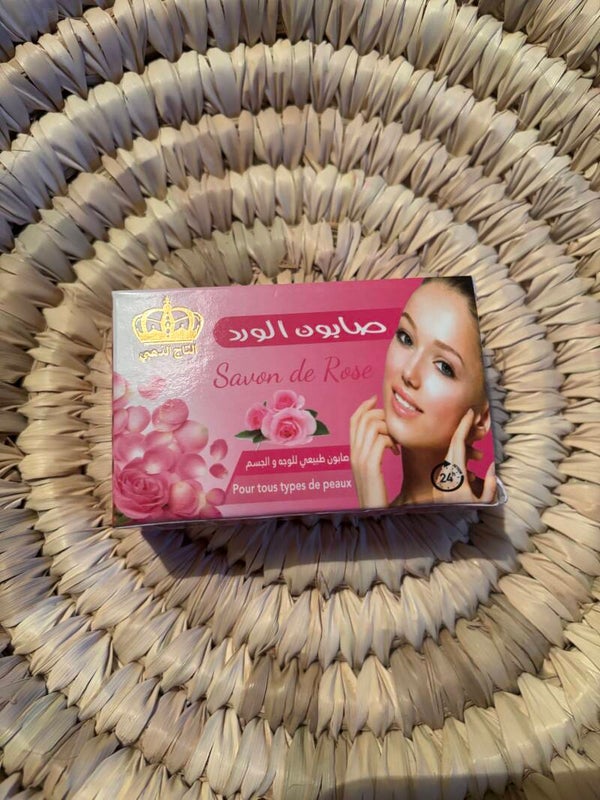 Asmaa Shop -Sapone alla Rosa:Un Tocco di Eleganza e Purezza per la tua Pelle