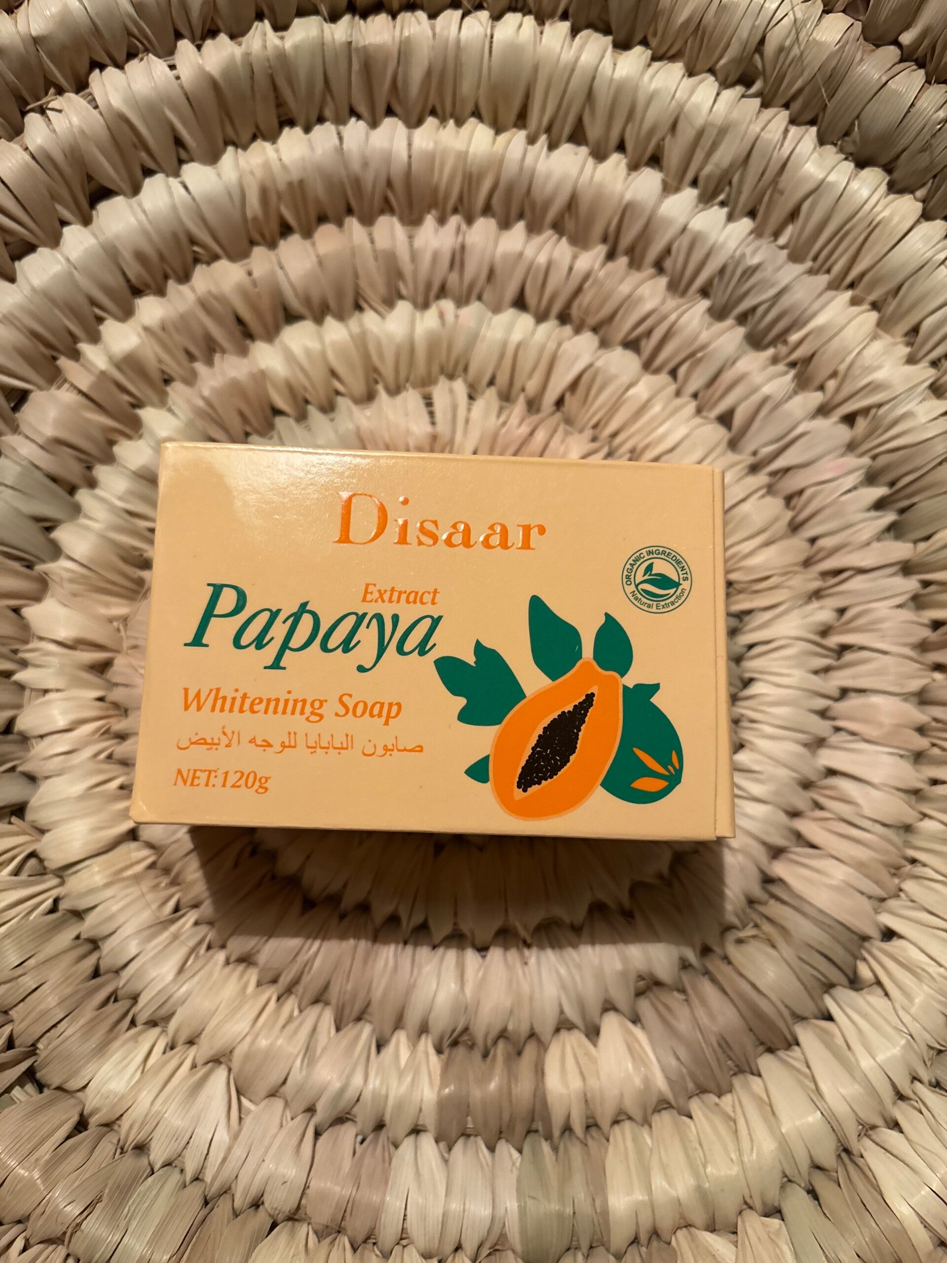 Asmaa Shop-Novità Saponetta schiarente alla Papaya