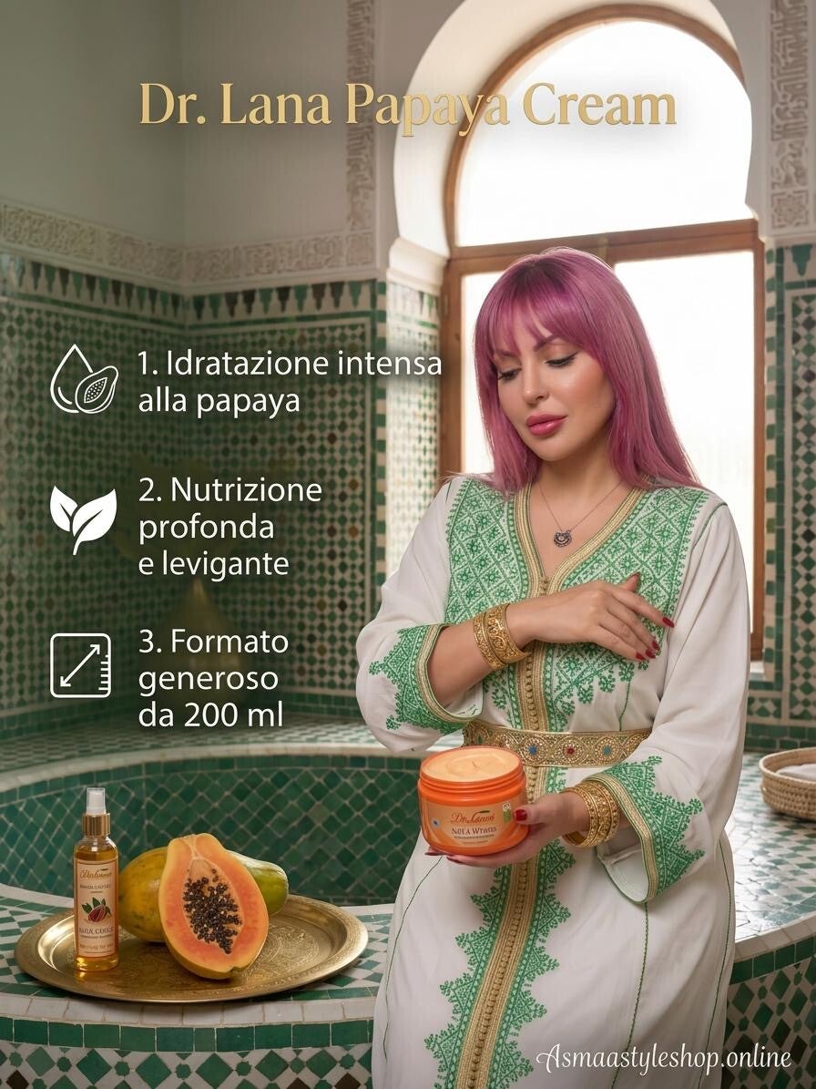 Asmaa Shop Novità Crema alla papaya confezione grande