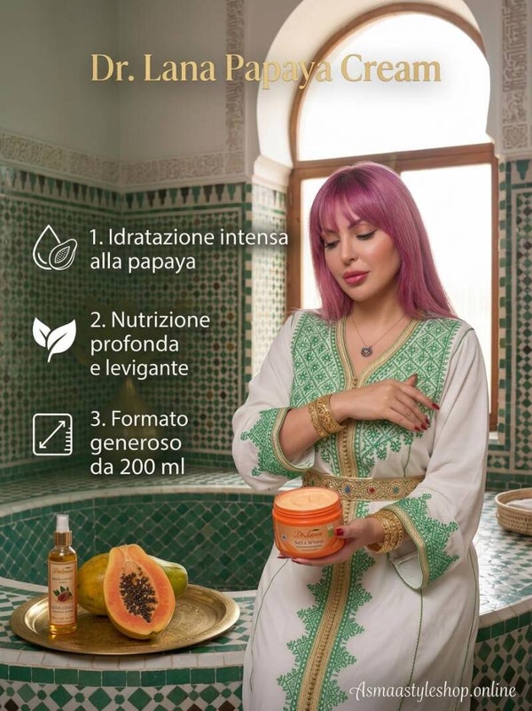 Asmaa Shop Novità Crema alla papaya confezione grande