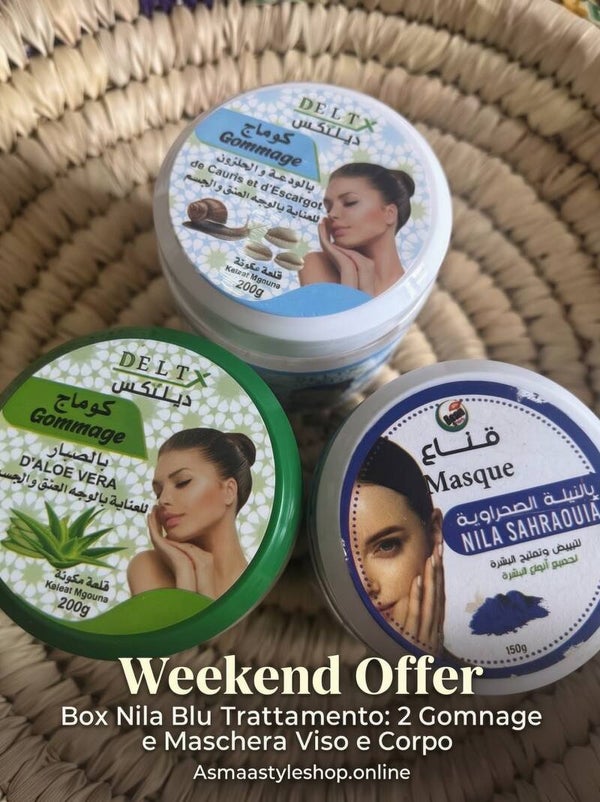 Asmaa Shop - Box Gommage e maschera