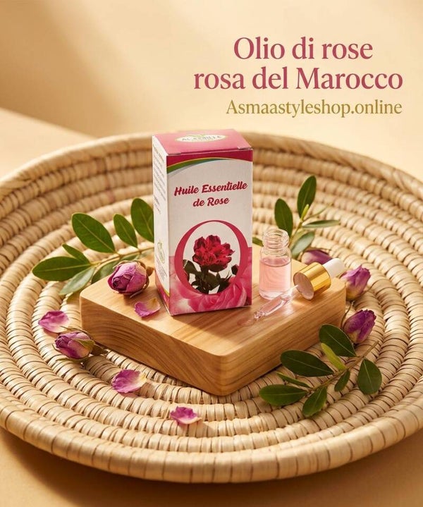 Asmaa Shop Novità Olio di rose del Marocco elisir di ringiovanimento