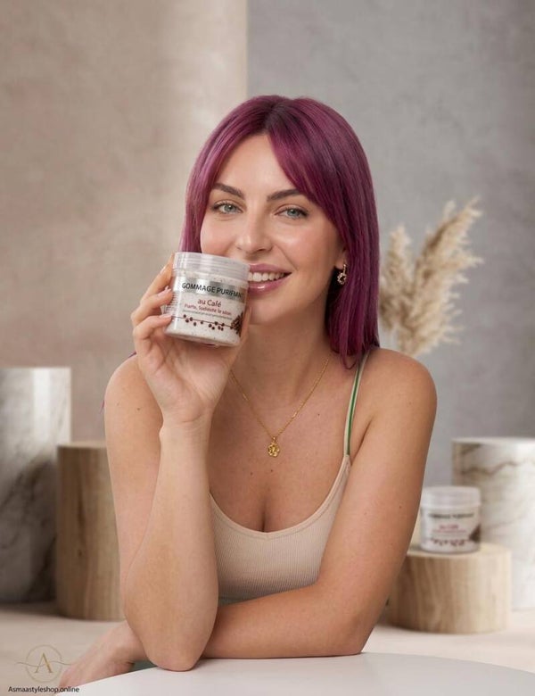 Asmaa Shop- Gommage al caffè purificante e nutriente per viso e corpo