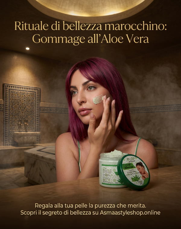 Asmaa Shop -Gommage Viso e Corpo all’Aloe Vera -Rigenerazione Naturale