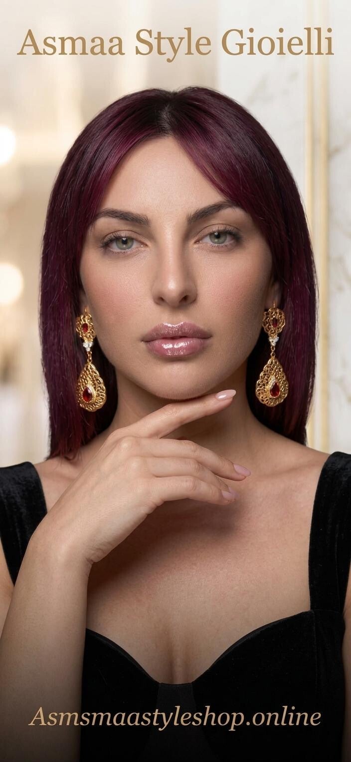 Asmaa Style Gioielli - L’Eclissi Reale di Fez : Orecchini del Marocco