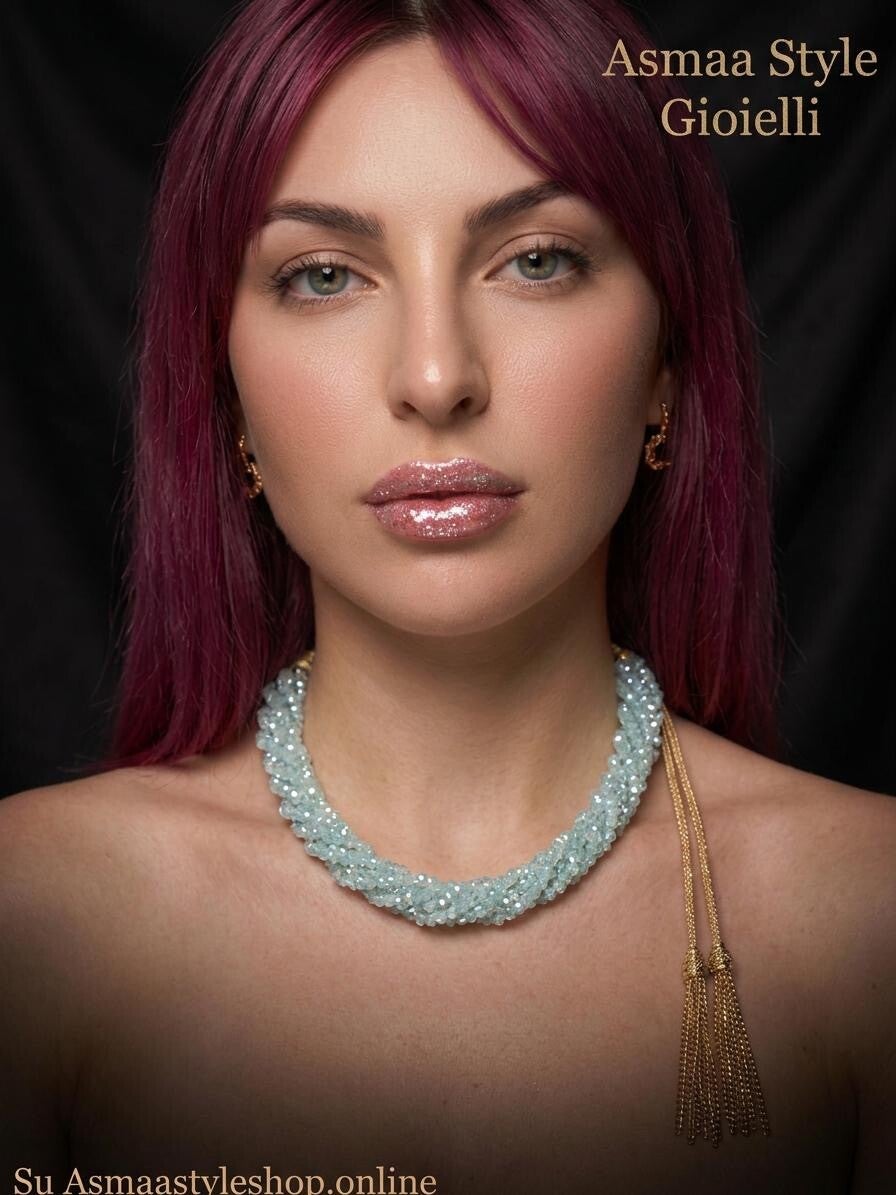 Asmaa Style Gioielli - Collana Atlas Azzurra