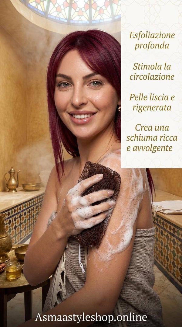 Asmaa Shop - L’Autentica Spugna a Rete Marocchina