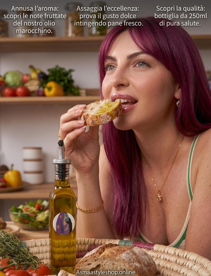 Asmaa Shop - Degustazione: olio extravergine di oliva direttamente a Casa Tua