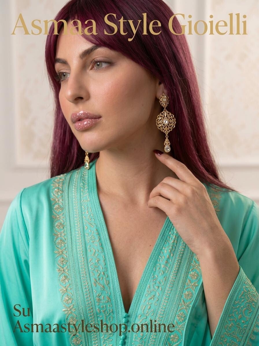 Asmaa Style Gioielli - Orecchini Filigrana d’Oriente