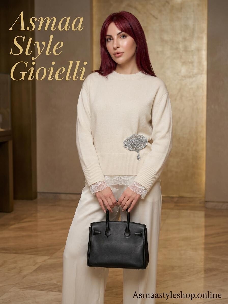 Asmaa Style Gioielli - Stille Argento con pietre del Marocco