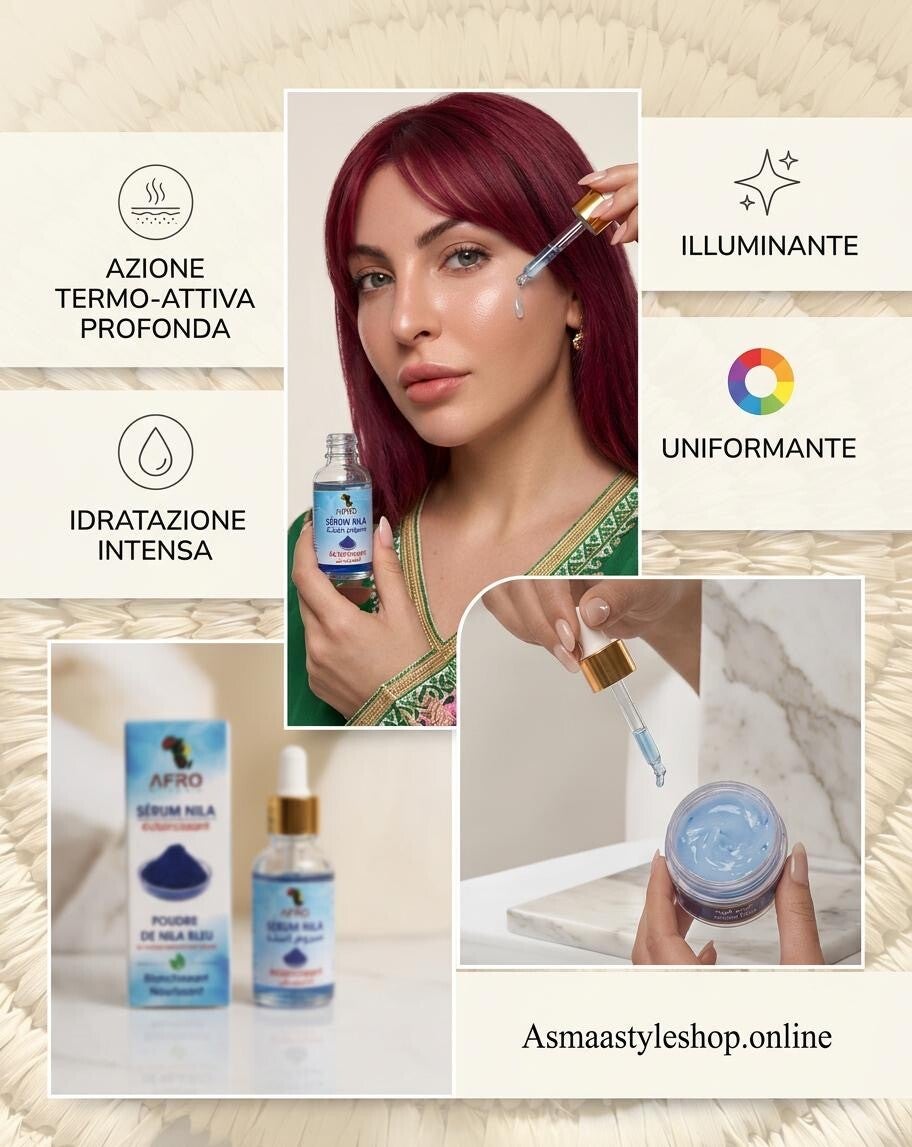 Asmaa Shop - Siero alla Nila blu del Marocco