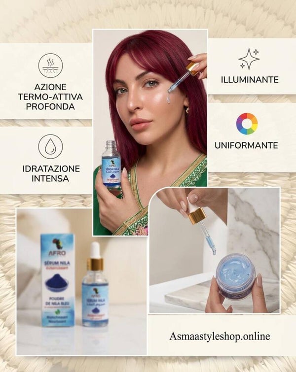 Asmaa Shop - Siero alla Nila blu del Marocco