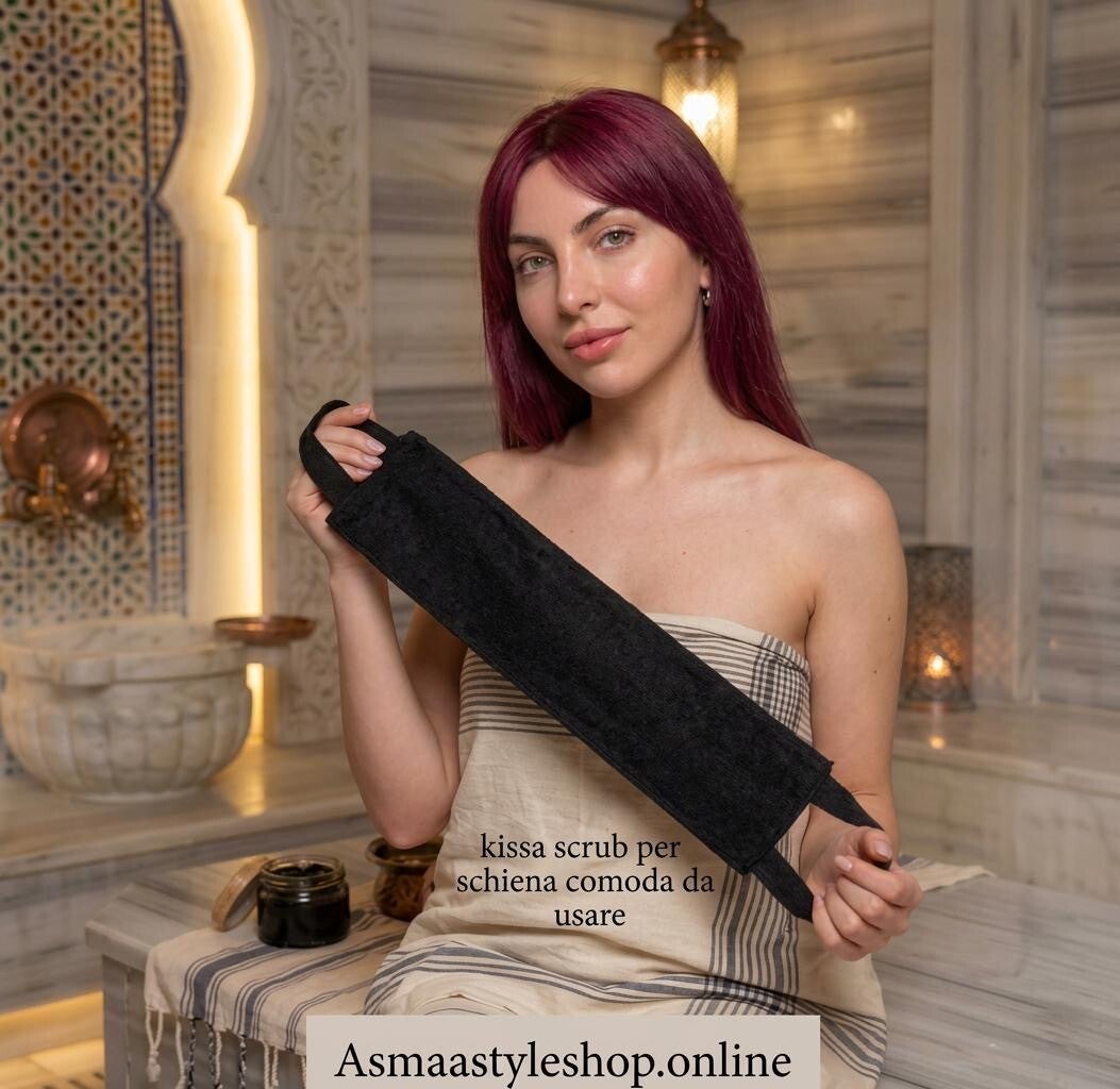 Asmaa Shop -  Kessa per la schiena ( il guanto scrub ) trattamento hammam a casa tua