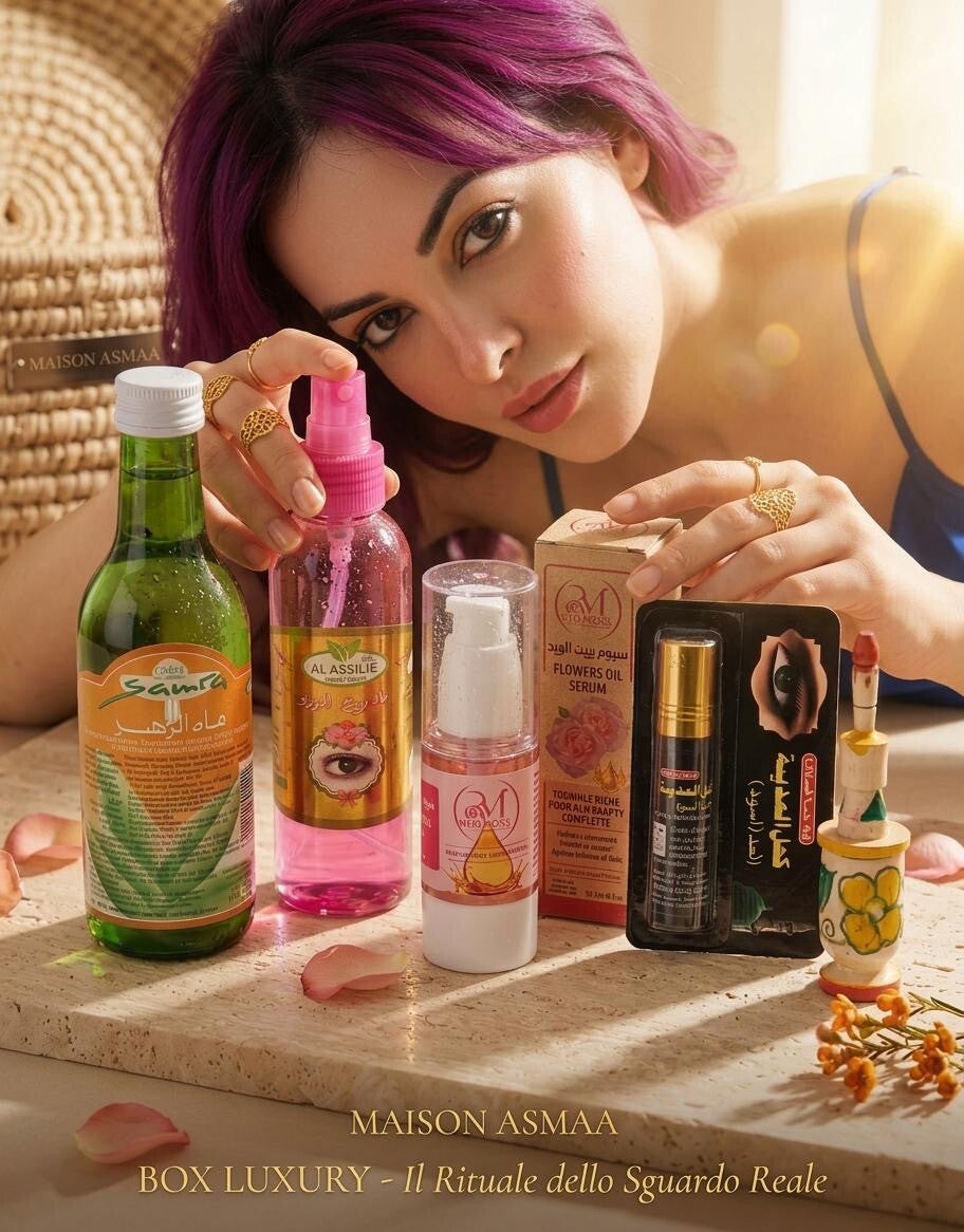 Asmaa Shop - Cancella le occhiaie : I 5 segreti Naturali contenuti nella tua Box Luxury