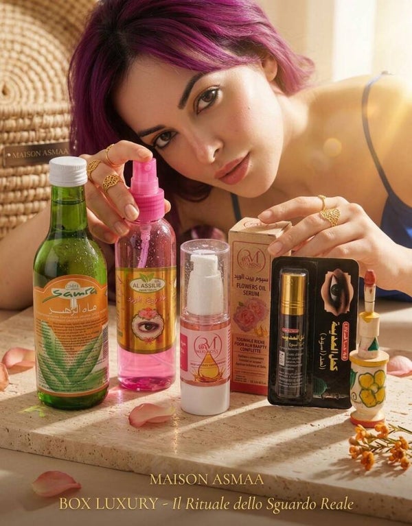 Asmaa Shop - Cancella le occhiaie : I 5 segreti Naturali contenuti nella tua Box Luxury