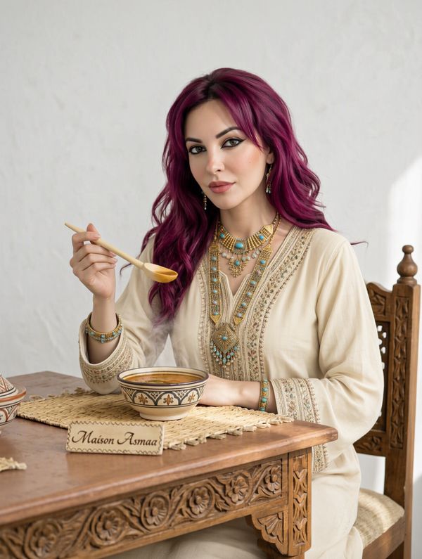 Degustazione - Cucchiaio in Legno Artigianale-Manifattura Tradizionale Marocchino