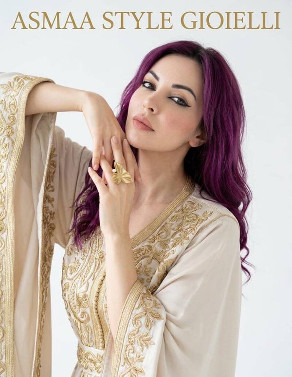 Asmaa Style Gioielli - Souk Enchante Gold Leaf placcato oro