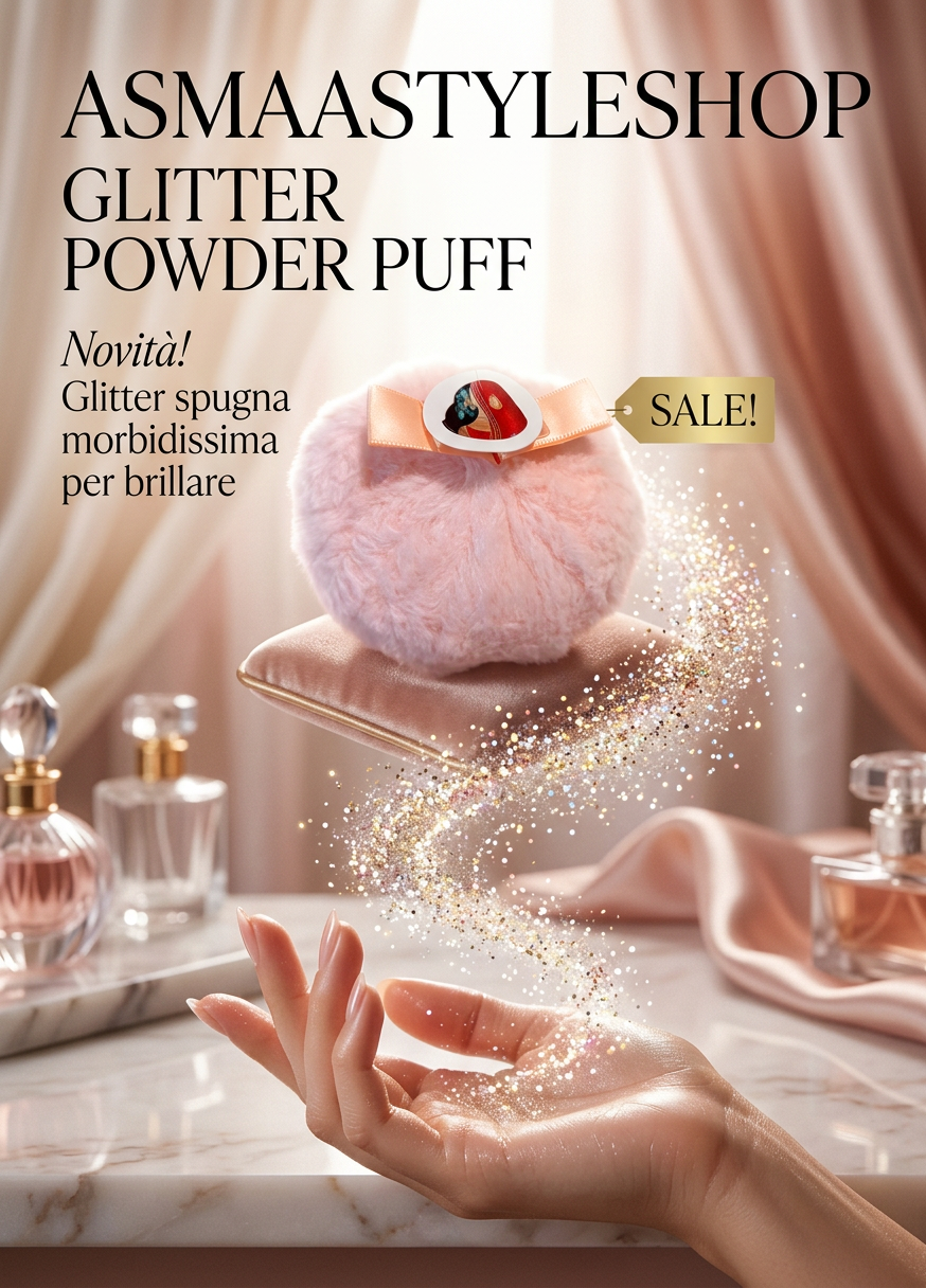 Novità Glitter spugna morbidissima per brillare