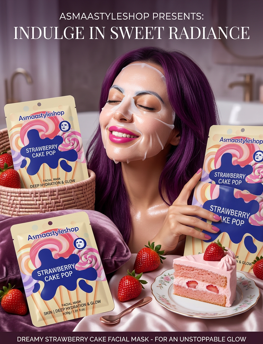 Novità maschera araba con fragranza fragole e torta