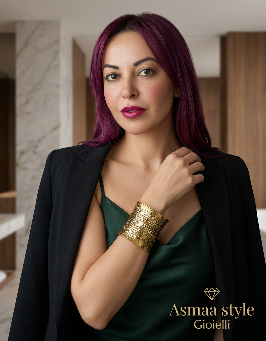 Asmaa style gioielli bracciale regolabile