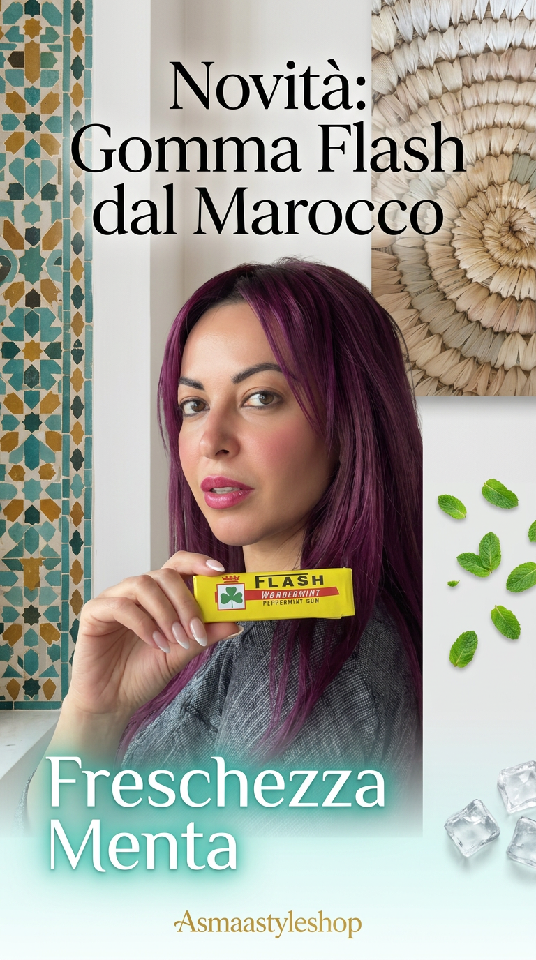 Novità gomma da masticare del Marocco 🇲🇦 alla menta