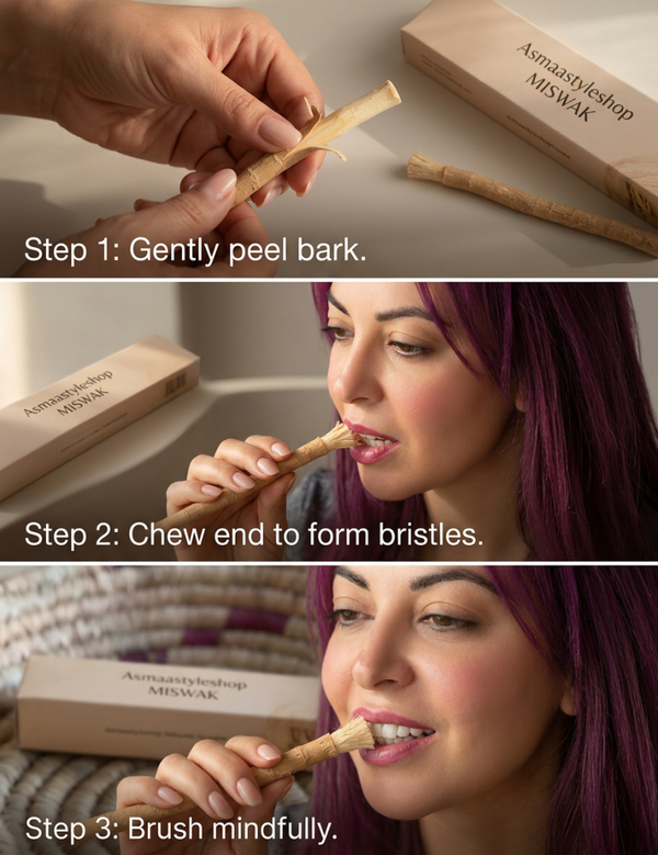 Miswak per sbiancare i denti 💯 naturale