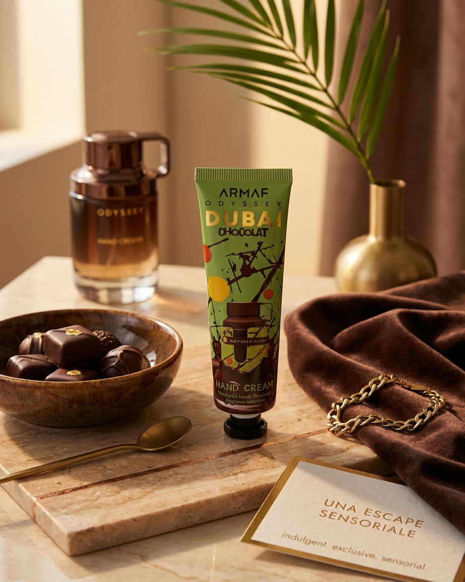 Novità crema mani profumatissima Dubai chocolat