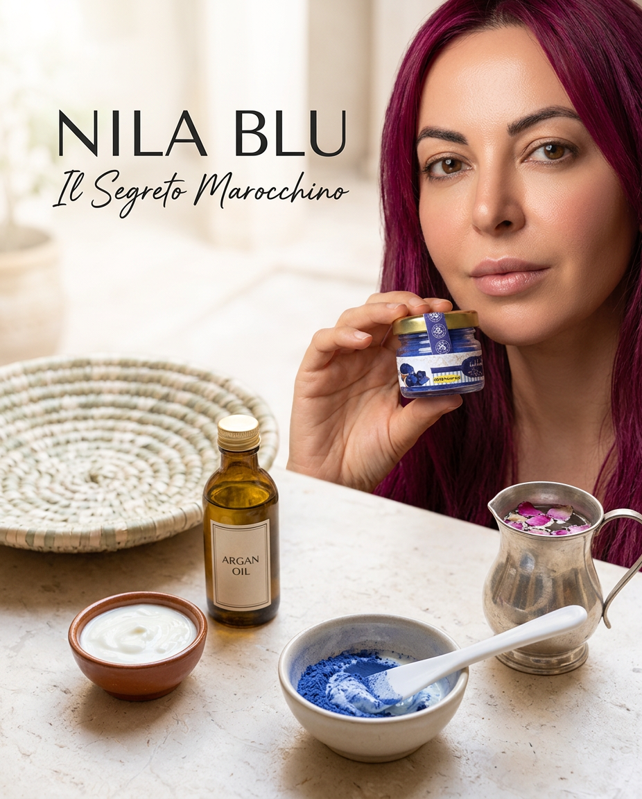Nila blu in polvere del Marocco