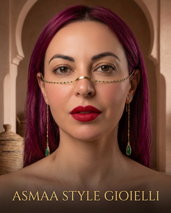 Asmaa style Gioielli collana per naso lussuosa