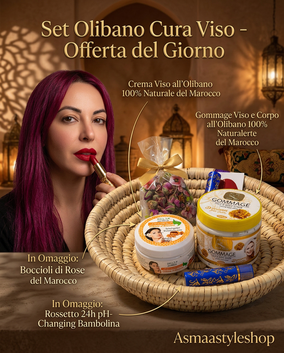 Set olibano per cura pelle viso offerta del giorno