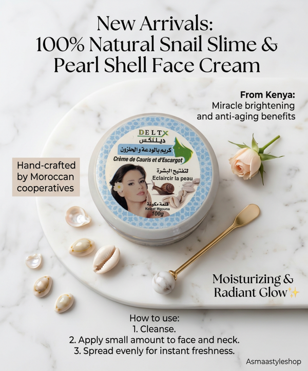 Novità crema viso con bava di lumaca e conchiglie 🐚 di perle 💯naturale