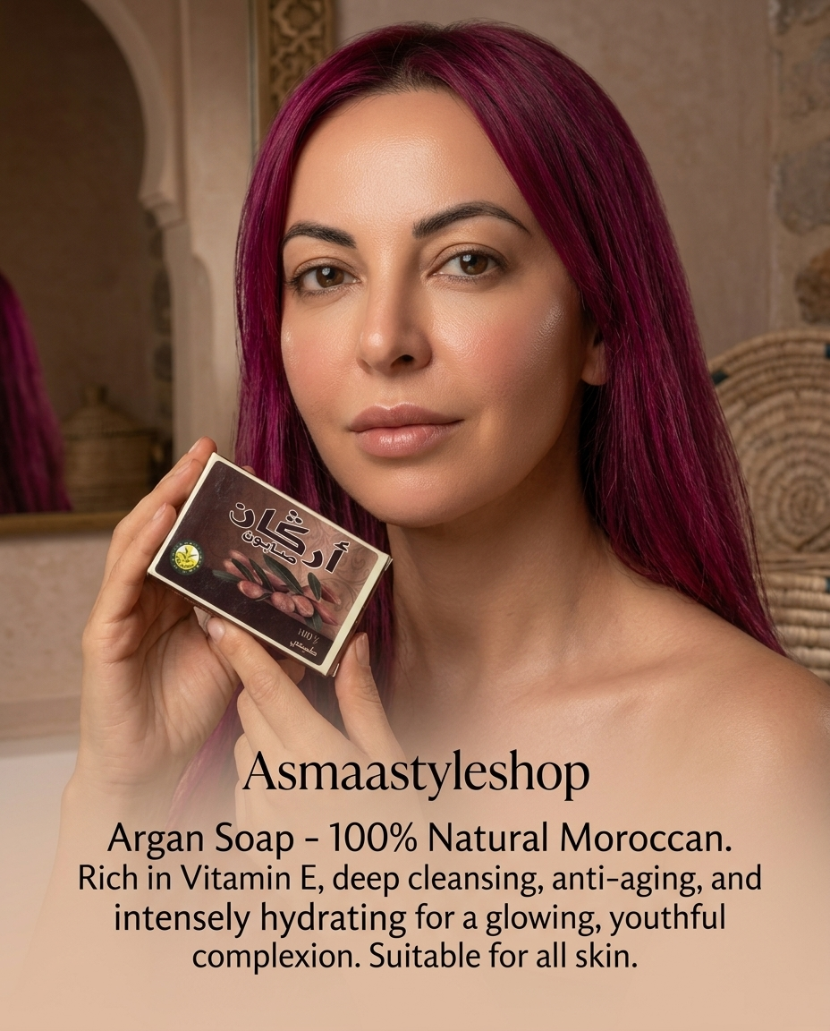 Saponetta al Argan 💯naturale del Marocco