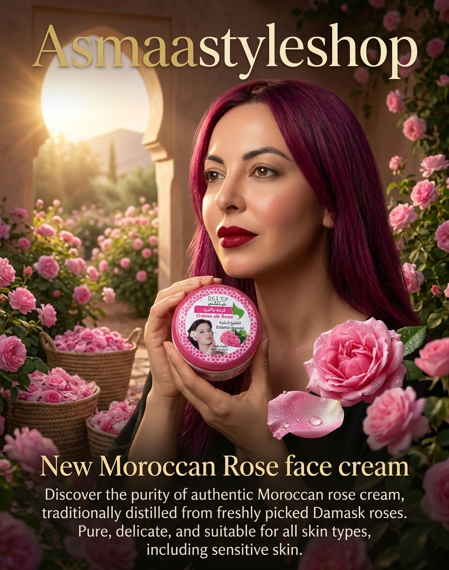 Nuova crema viso alle rose del Marocco 🇲🇦