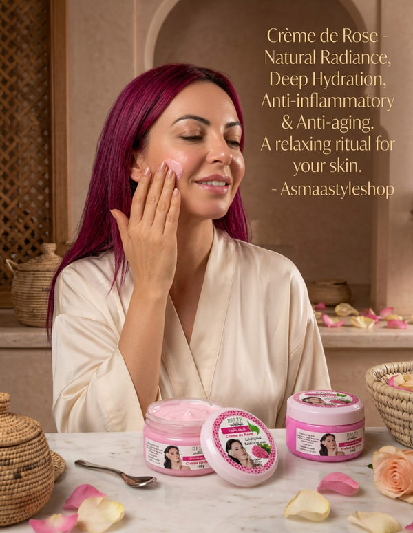 Crema viso alle rose del Marocco rosa