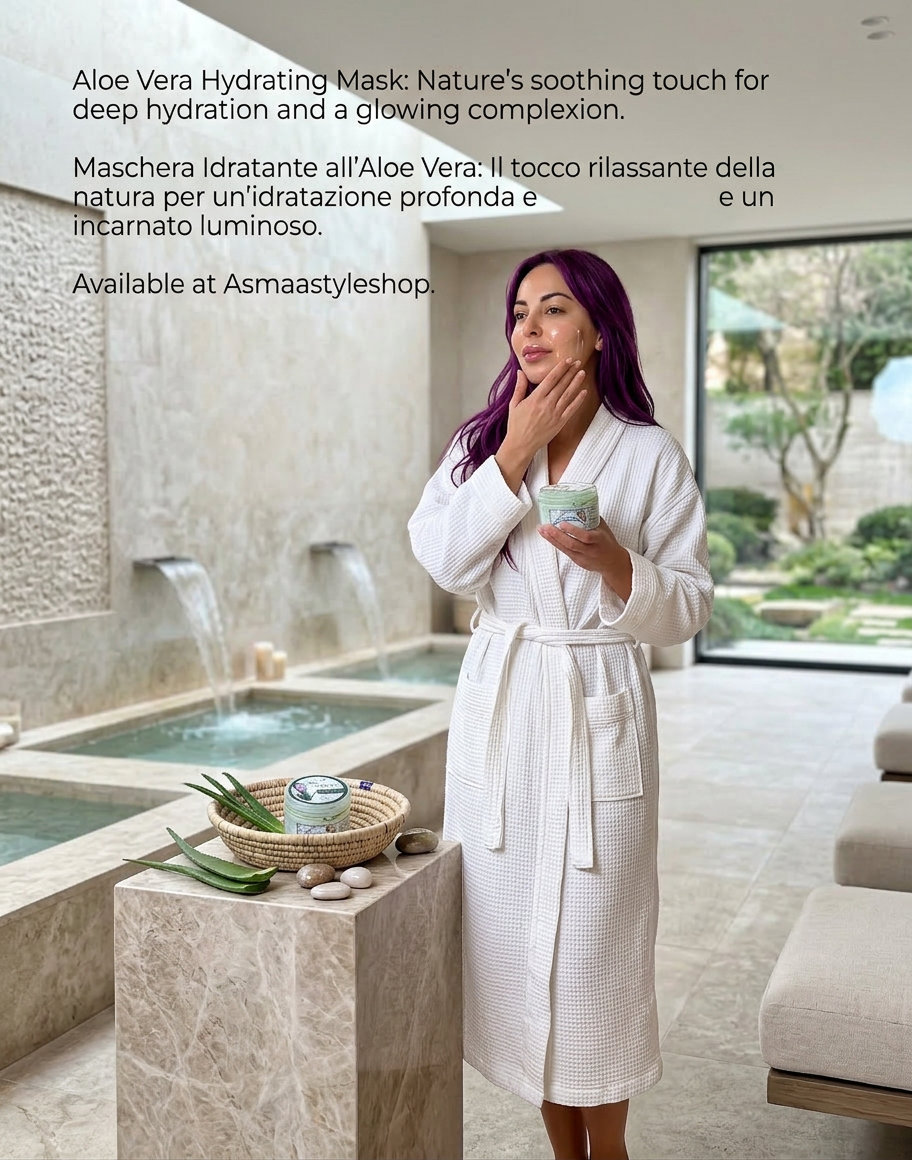 Maschera viso e corpo aloe vera 💯 naturale