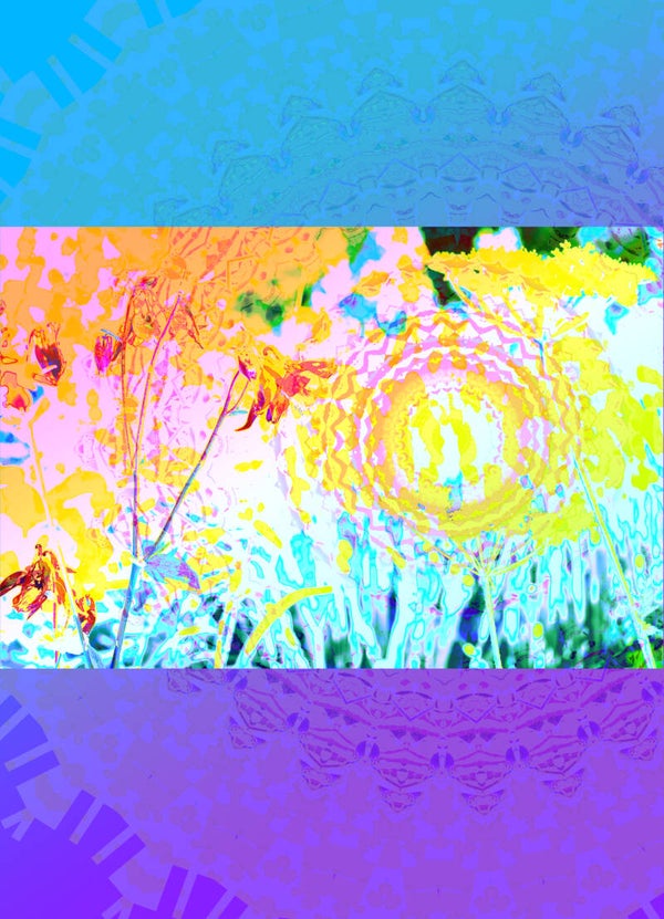 Flower Power 8493 – Œuvre d’art en édition limitée - 30x45cm