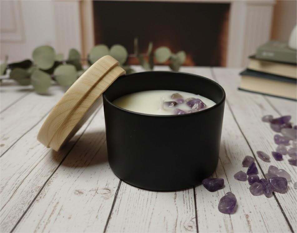 Bougies Parfumées + Pierres Minérales