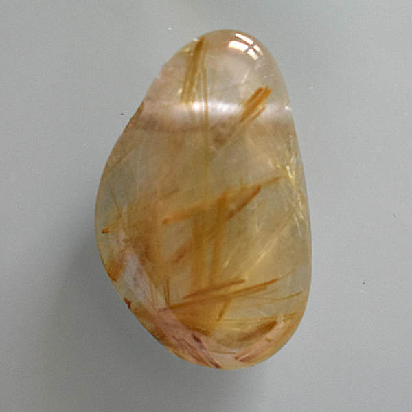 Tropfenanhänger "Rutilquarz Gold" Extra-Qualität ... Rut01