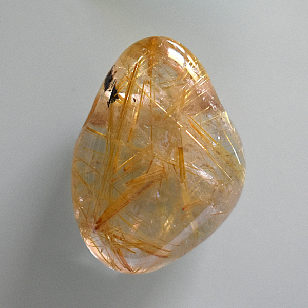 Tropfenanhänger "Rutilquarz Gold" Extra-Qualität ... Rut02