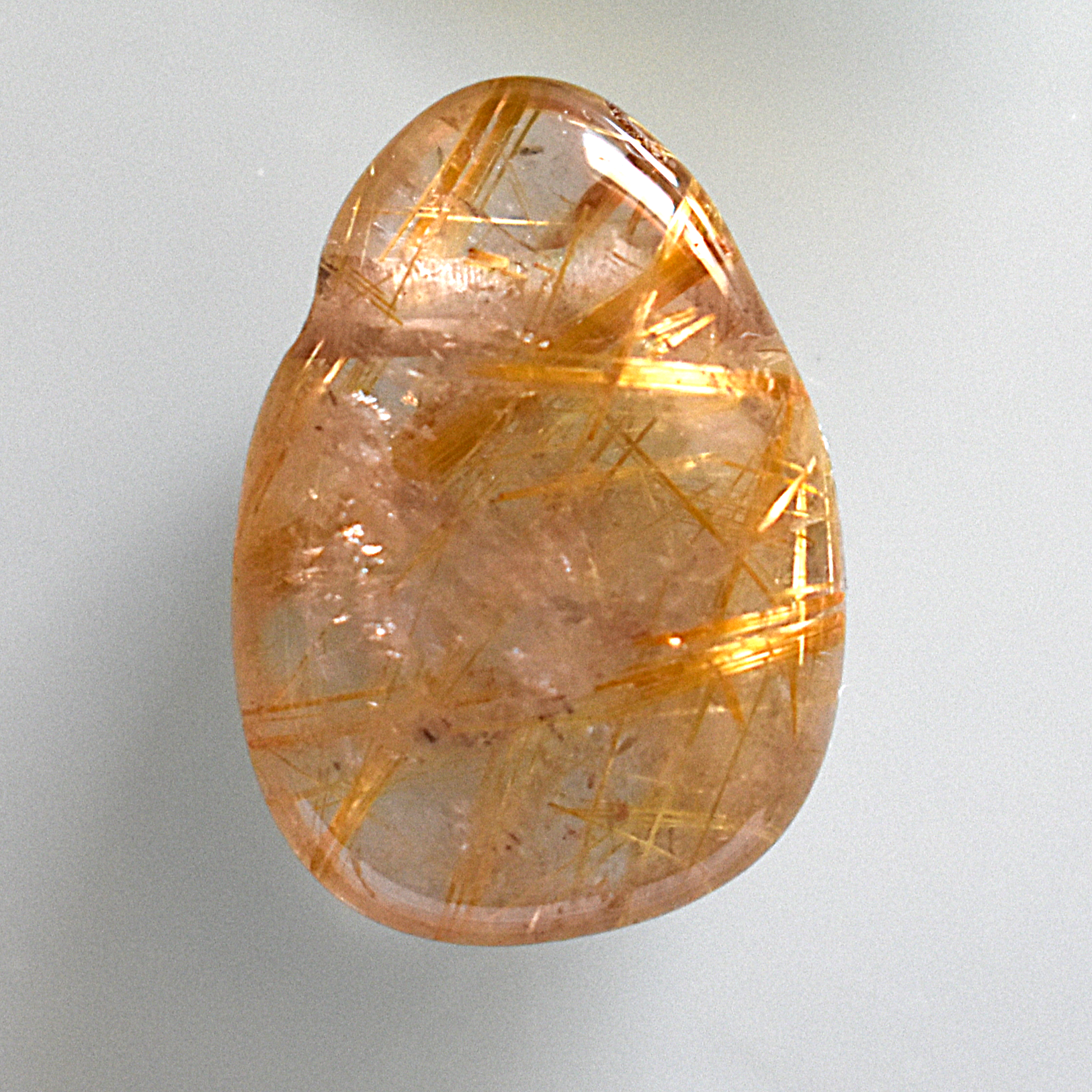 Tropfenanhänger "Rutilquarz Gold" Extra-Qualität ... Rut04