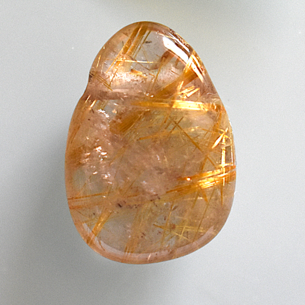 Tropfenanhänger "Rutilquarz Gold" Extra-Qualität ... Rut04