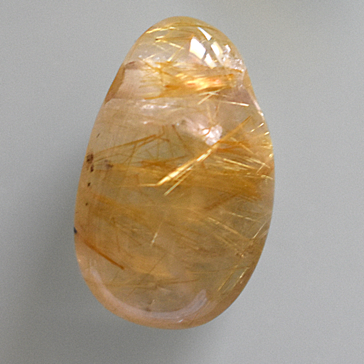Tropfenanhänger "Rutilquarz Gold" Extra-Qualität ... Rut05