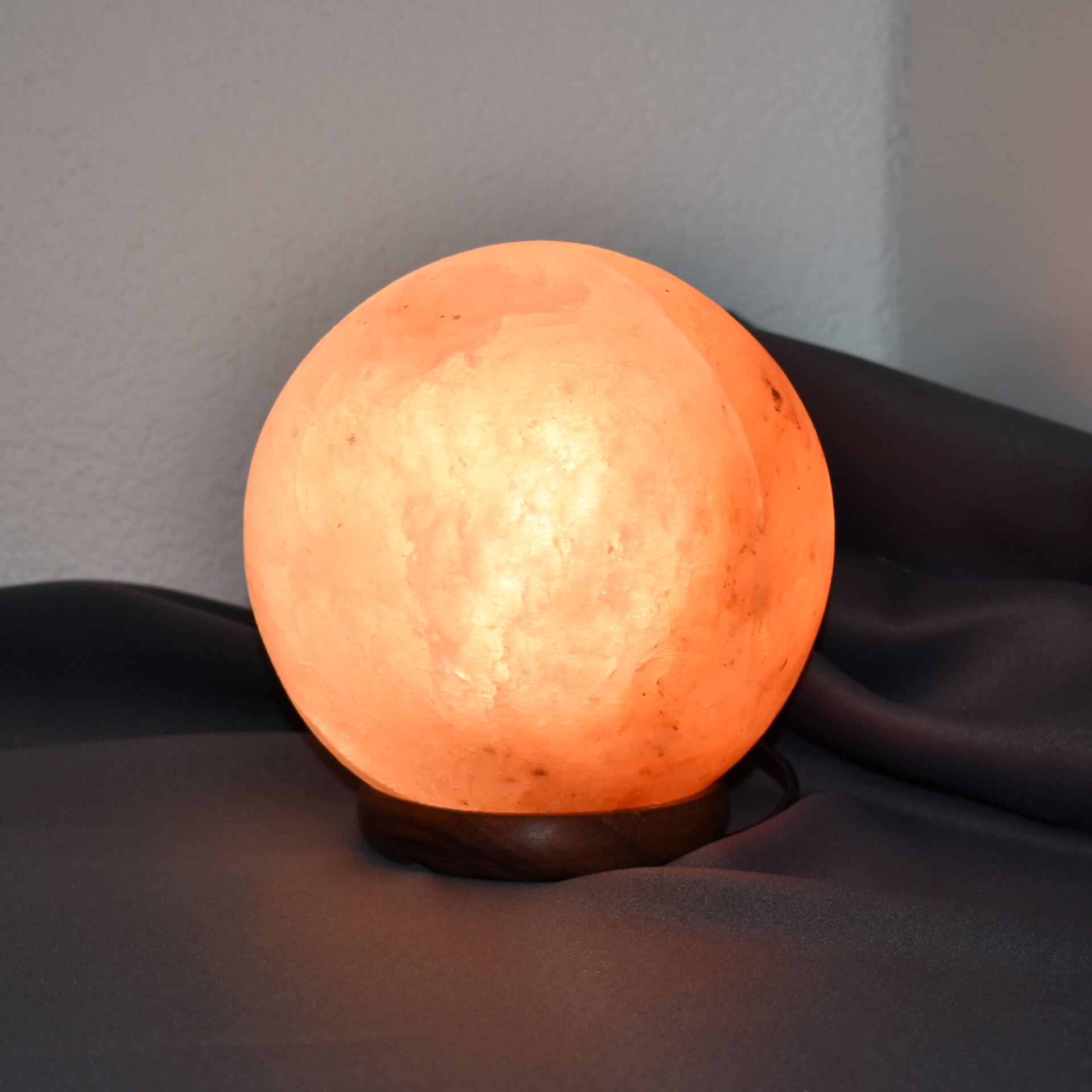 Himalaya-Salzlampe "Kugel", hellrosa