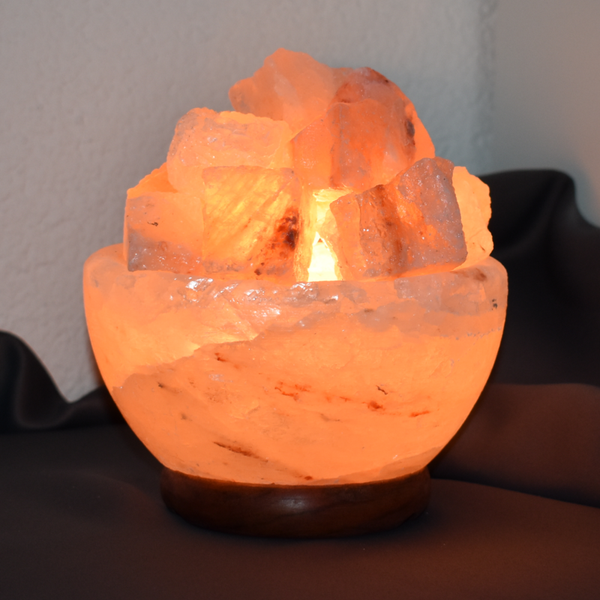 Himalaya-Salzlampe "Feuerschale"
