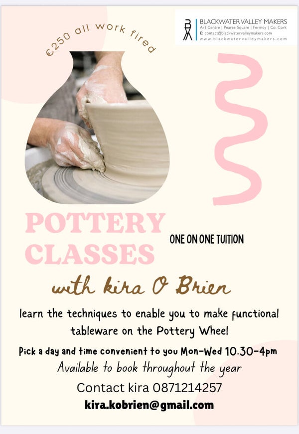 PRIVATE POTTERY WHEEL 6wk course