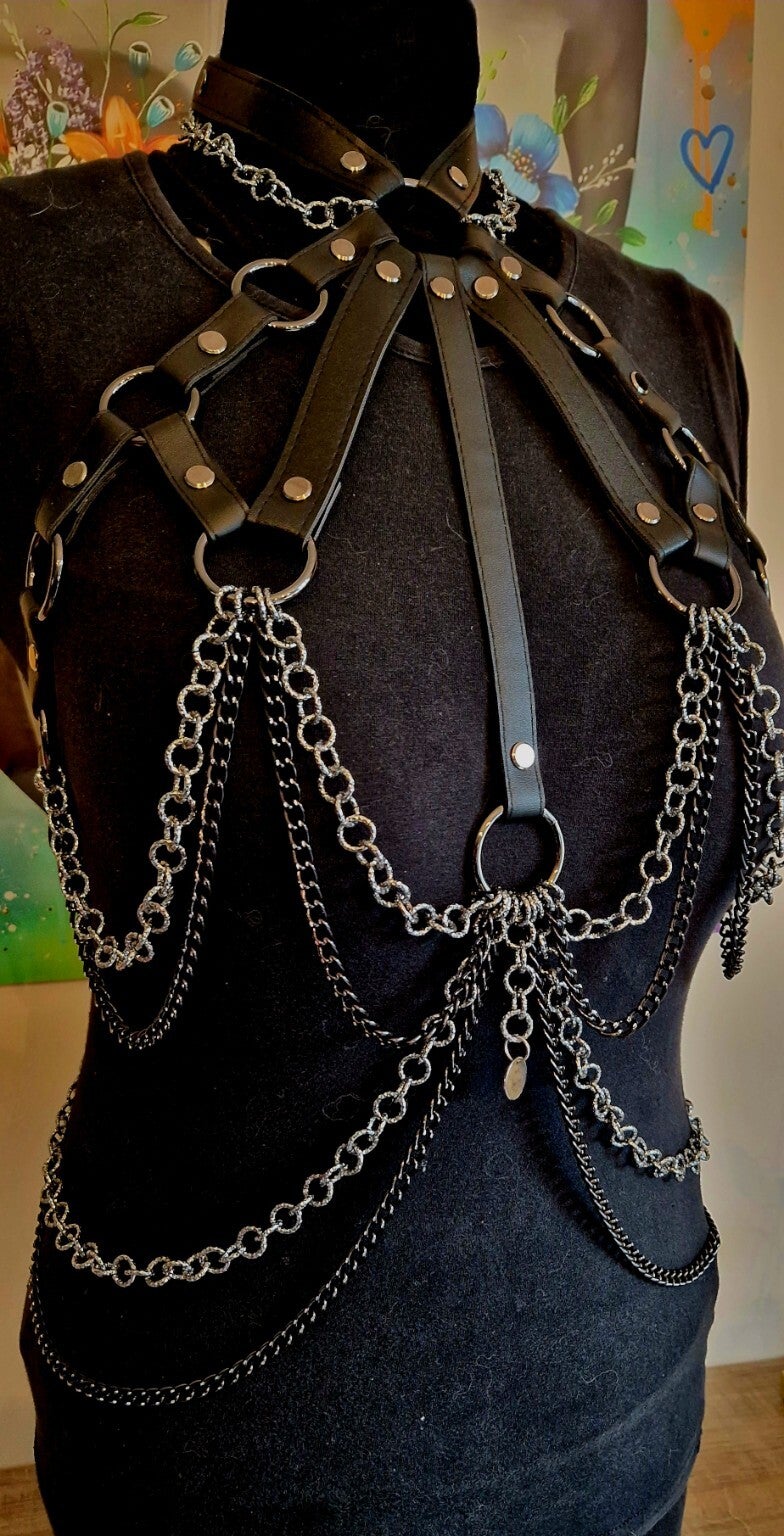 🖤 Midnight Mystress Harness