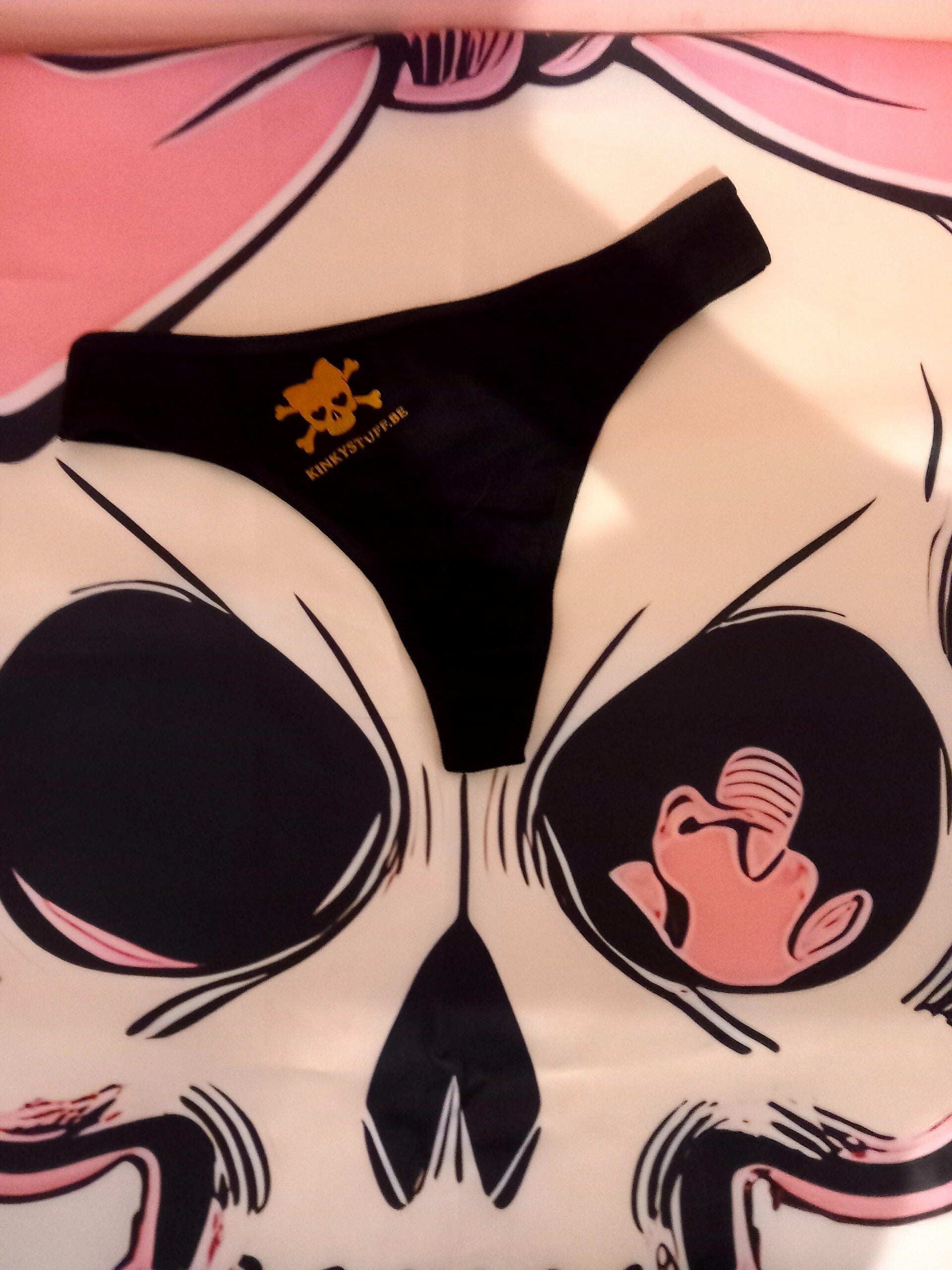 👙 Skull Tease String gold