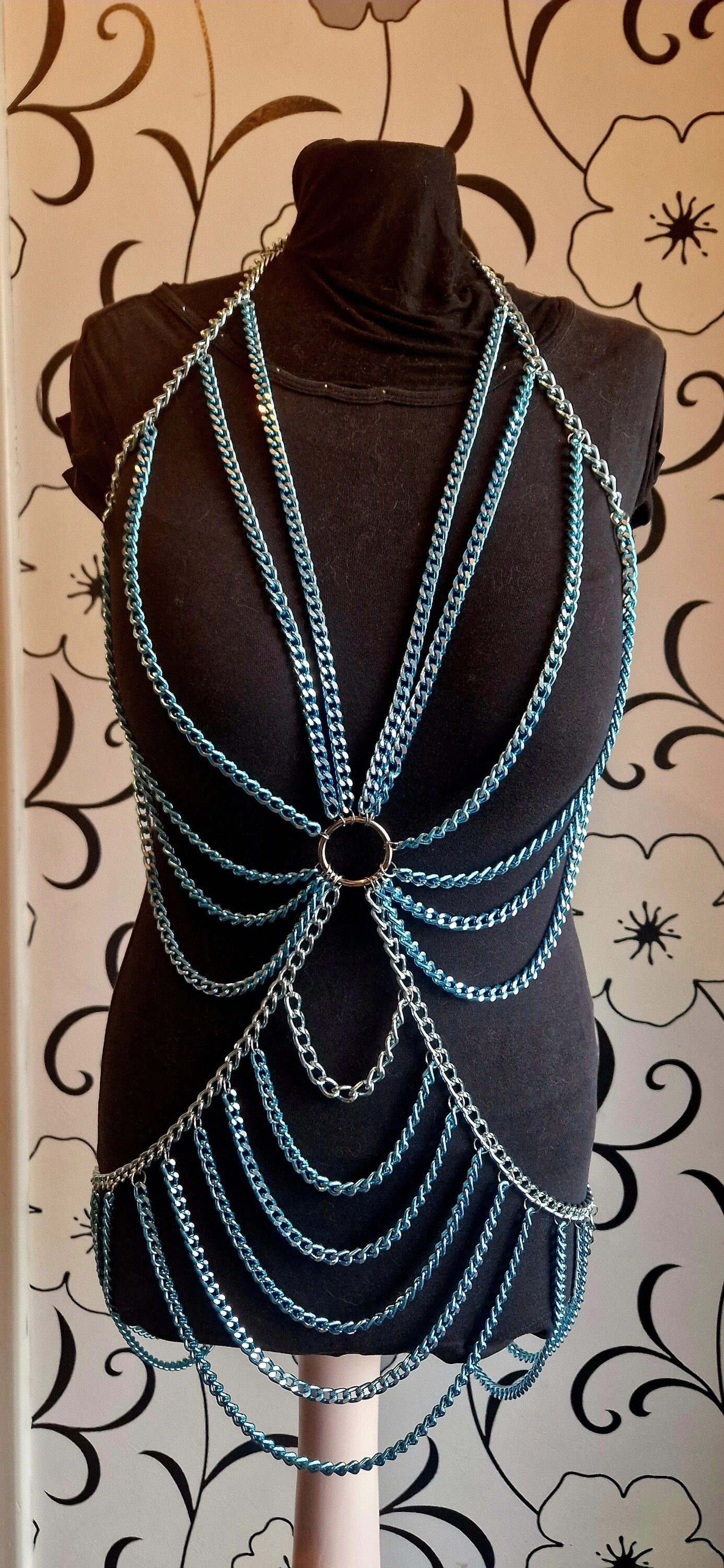 Neptune’s Kiss ✨🌊 (Exclusive One-of-a-Kind bodychain)